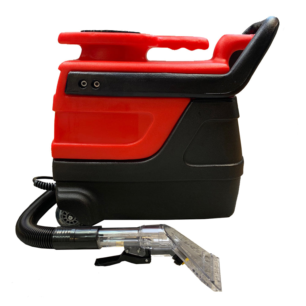 Spotter Carpet Extractor 50-1000 Commercial Extractor with Clear View Plastic Hand Tool, 3 Gallon Capacity/Red/Black/Cleaner/Upholstery/Shampoo/Rug