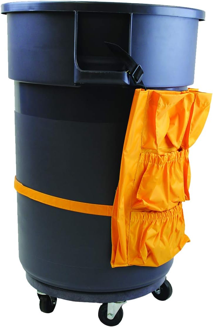 JSU BRUTE Trash Can Caddy Bag Yellow Nylon