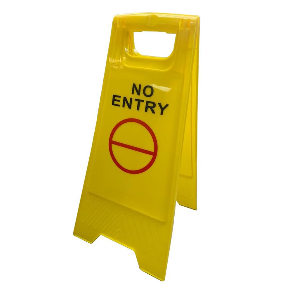 No Entry Sign 4-Packs 2-Sided Caution Sign, Entry prohibited for safety reasons sign