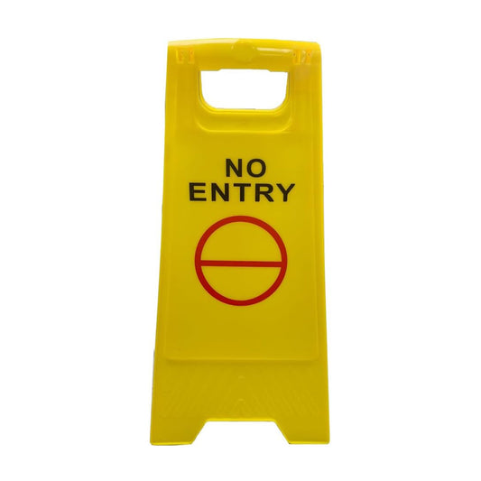 No Entry Sign 4-Packs 2-Sided Caution Sign, Entry prohibited for safety reasons sign