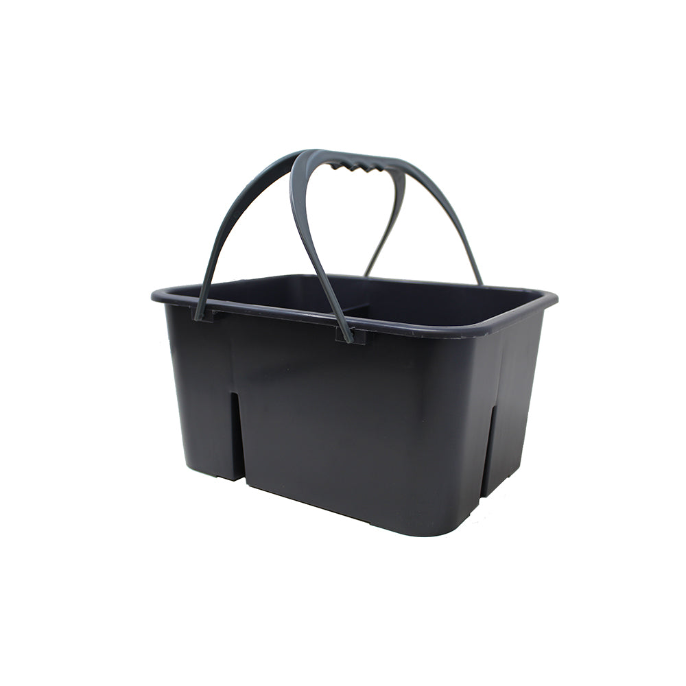 ZION Cleaning Handle Bucket, Rectangular Storage Caddy Organizer Tote 4 PACK