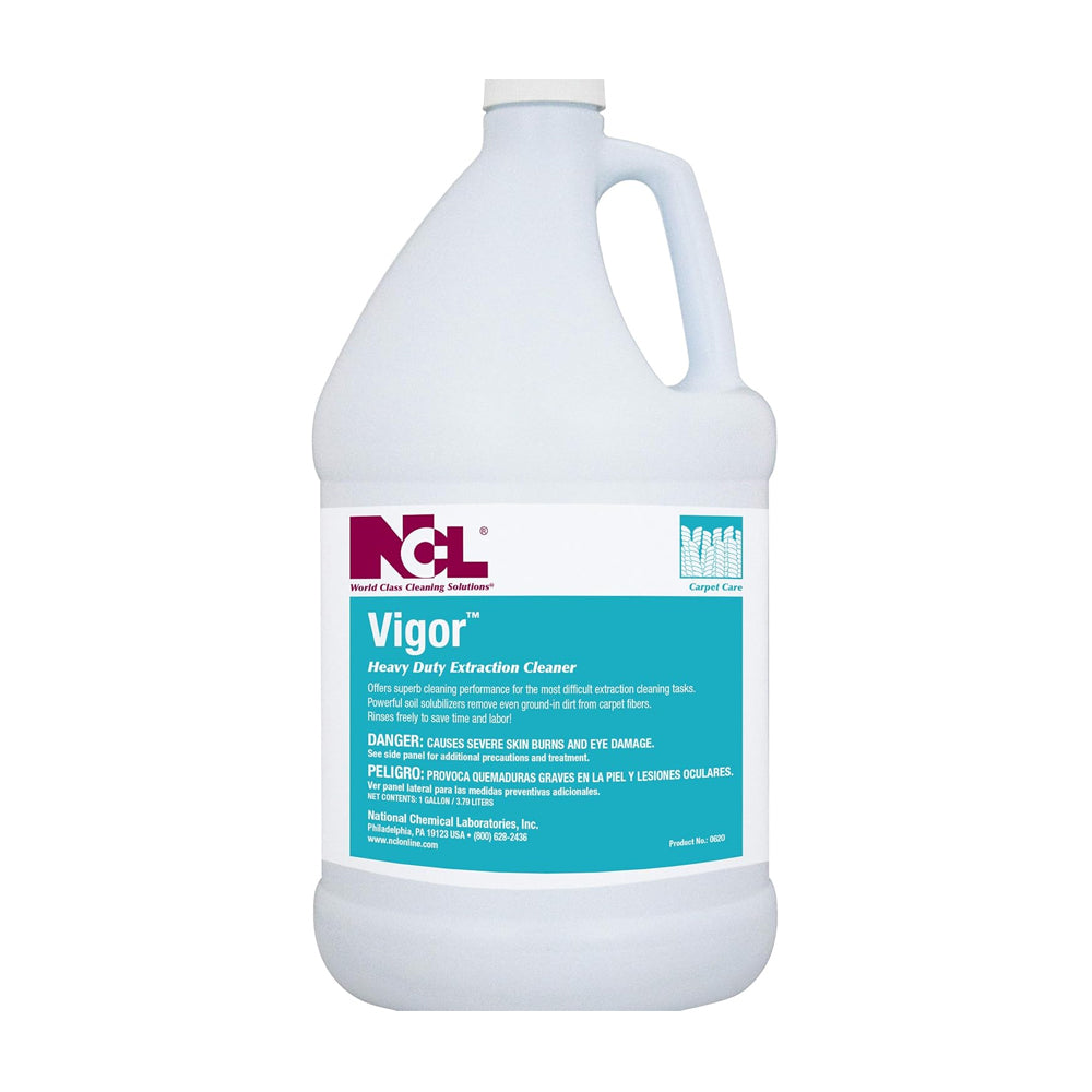 VIGOR Heavy Duty Extraction Cleaner, 4 x 1 Gallon, Makes 512 Gallons of Extraction Cleaner (NCL0620-29)